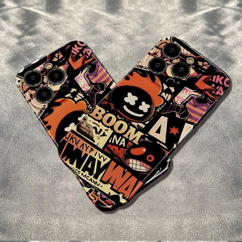 Ốp Điện Thoại Chống Sốc Màu Cam 78Iphone1211Bom14Promax Film 6In Style 13 Đơn Giản Cho Apple plus GOZR