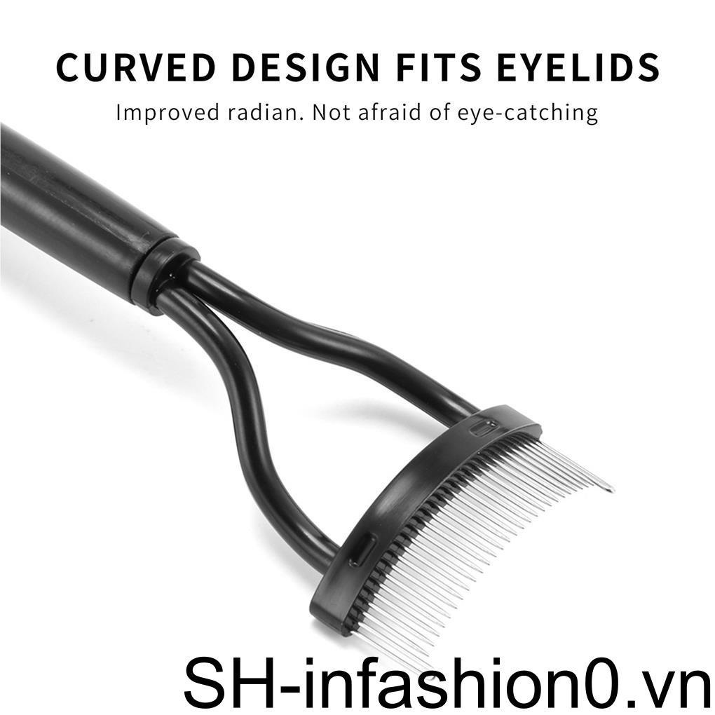 Lược Chải Lông Mi Bằng Thép Không Gỉ Chống Rỉ Có Thể Tháo Rời