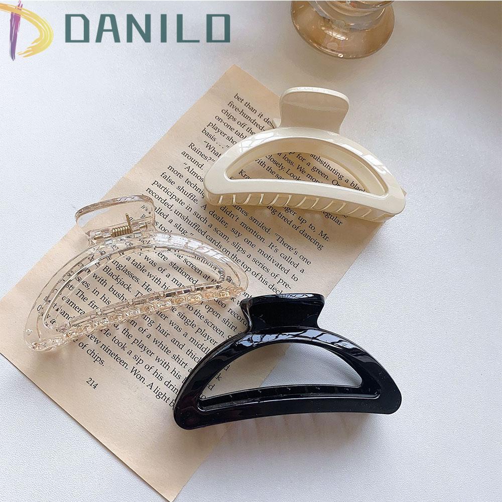 Danilo Kẹp Tóc Càng Cua Acrylic Đơn Giản Cho Nữ Khi Tắm