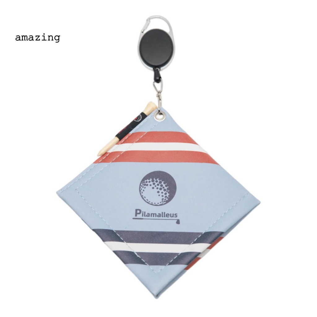 1 Bộ Khăn Lau Gậy Đánh Golf Mềm Mại Thấm Hút Tốt Kèm Móc Tiện Dụng