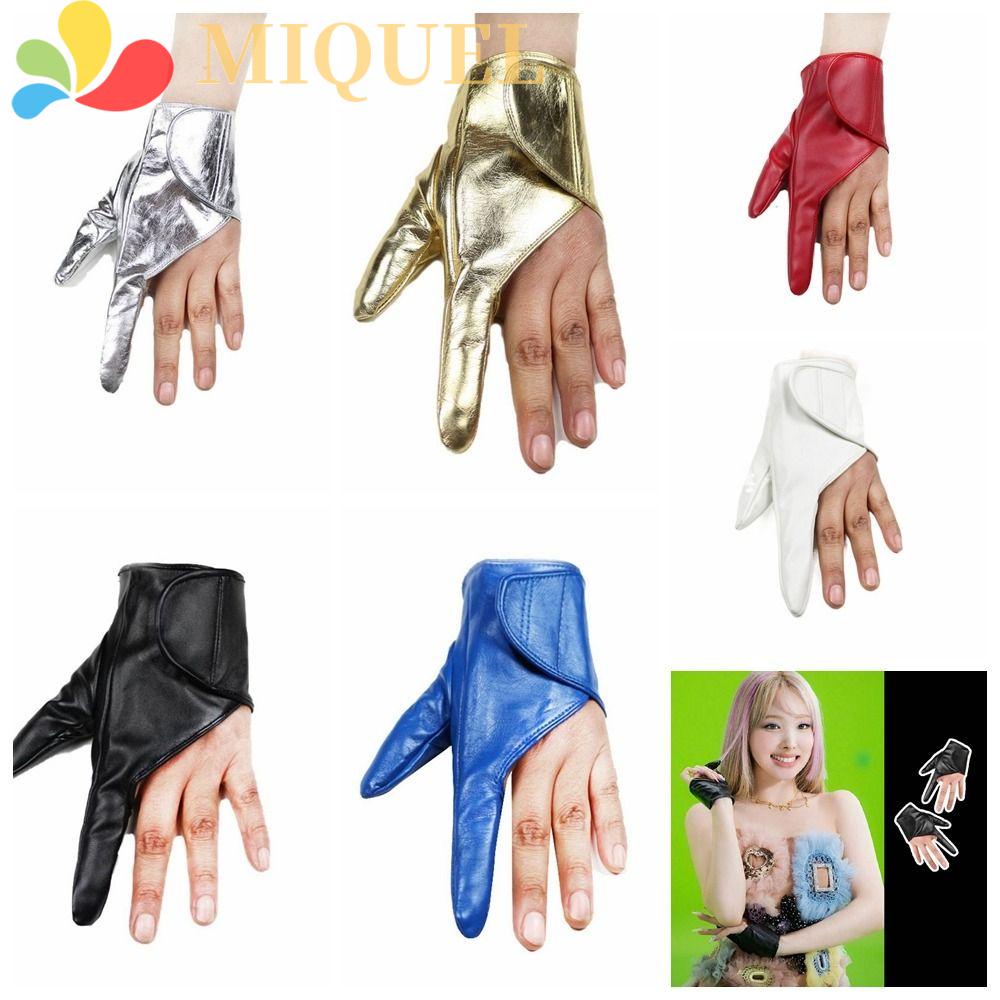 Găng Tay Da PU Phong Cách Harajuku Punk Cho Nữ