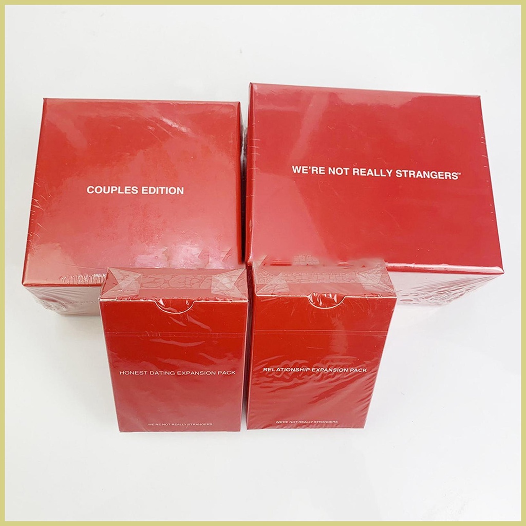 Bộ Thẻ Bài Trò Chơi 6 Lớp We 'Re Not Really Strangers Độc Đáo Thú Vị