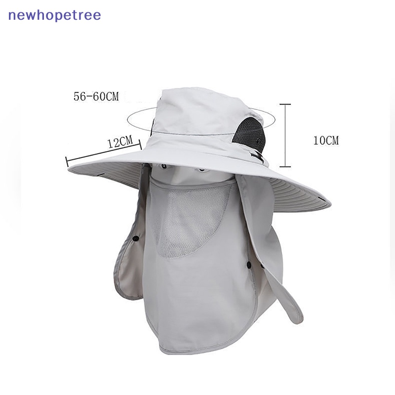 Nón Vành Chống Nắng Có Tấm Chắn Bảo Vệ Mặt Và Cổ Tiện Dụng