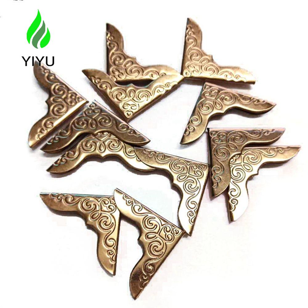 Bộ 40 Khung Kim Loại Bảo Vệ Góc Cho Hộp Trang Sức / Album Ảnh