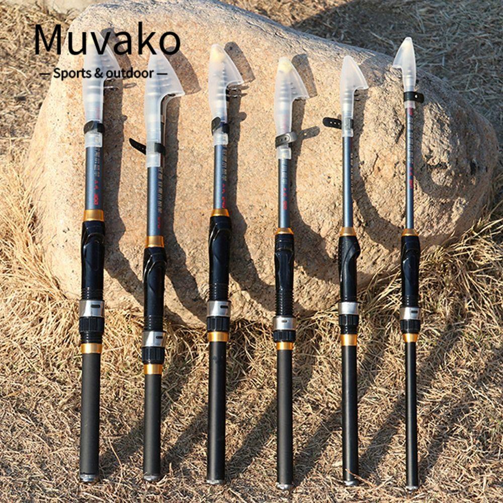 MUVAKO Cần Câu Cá Mini Bằng Sợi Carbon Nhẹ Nhàng Có Thể Thu Gọn Tiện Dụng