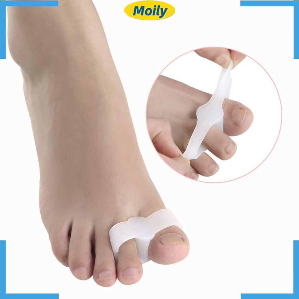 Set 5 Cặp Đệm Silicone Tách Ngón Chân Giảm Đau Co Giãn Dùng Ngày Đêm