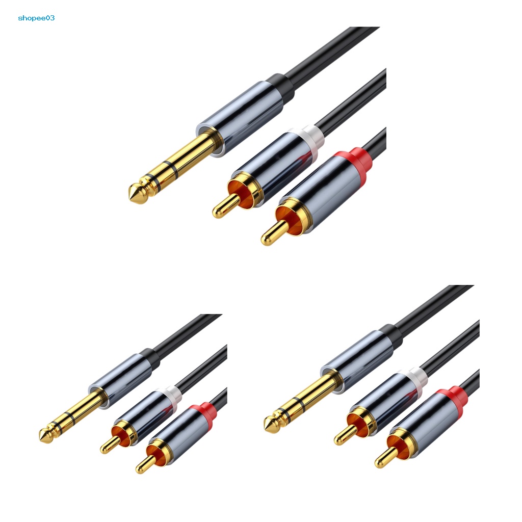 Dây Cáp Chuyển Đổi Âm Thanh HiFi 6.5mm Sang Dual RCA Chuyên Dụng