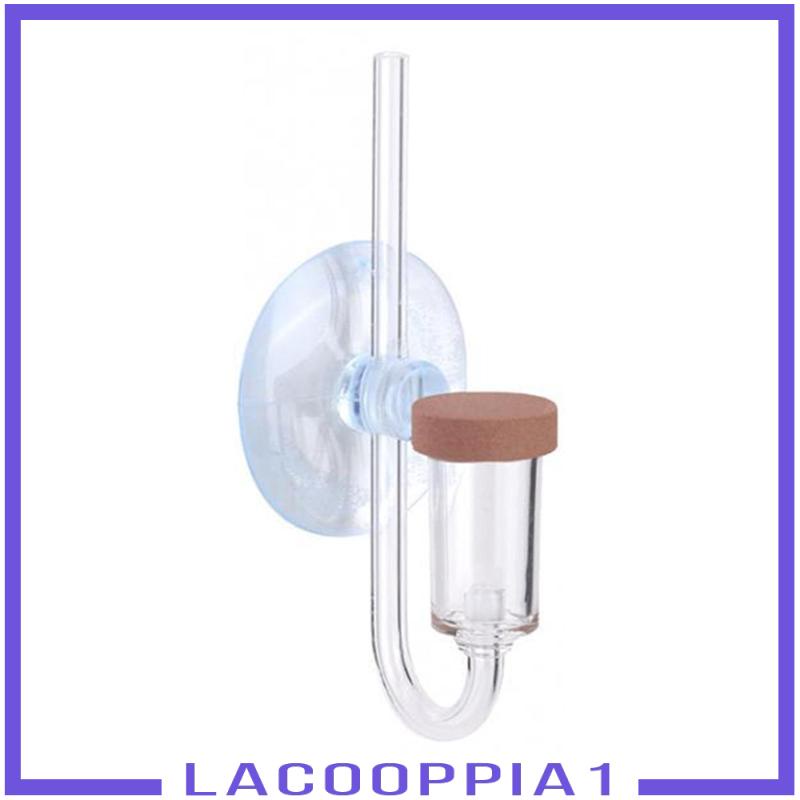 1 [Lacooppia] Máy Khuếch Tán Bong Bóng CO2 Trong Suốt Cho Bể Cá