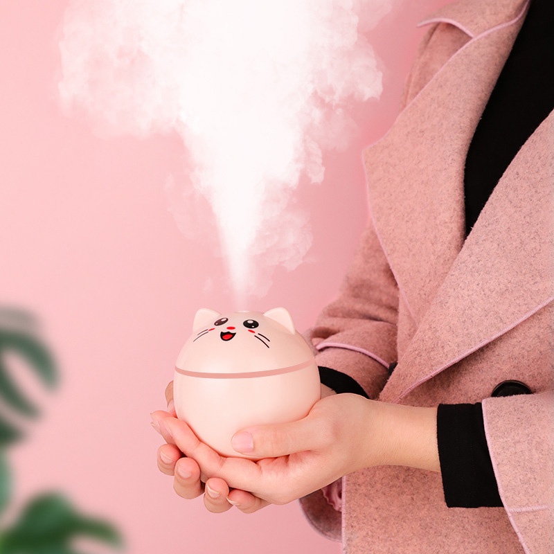 Máy phun sương SADA tạo độ ẩm mini kiểu mèo may mắn sạc USB cho phụ nữ mang thai và trẻ sơ sinh