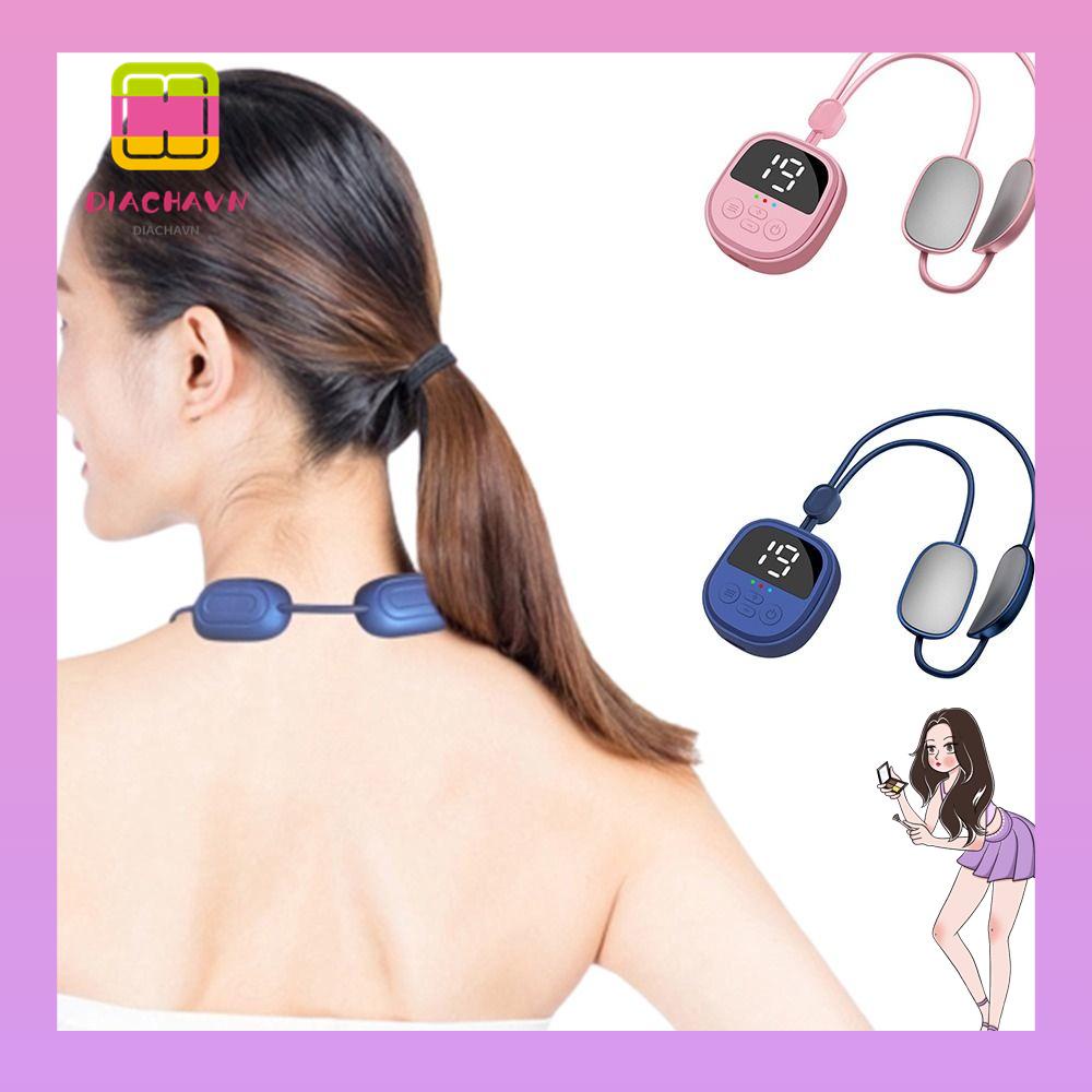 Máy Mát Xa Cổ EMS Giảm Đau Thiết Kế Mặt Dây Chuyền Nhỏ Gọn