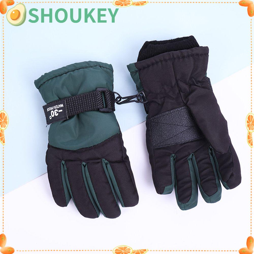 SHOUKEY Găng Tay Trượt Tuyết / Leo Núi Chống Thấm Nước SHOUKEY Cho Bé