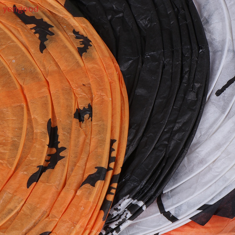 Lồng Đèn Giấy Hình Đầu Lâu Nhện Dơi Trang Trí Halloween