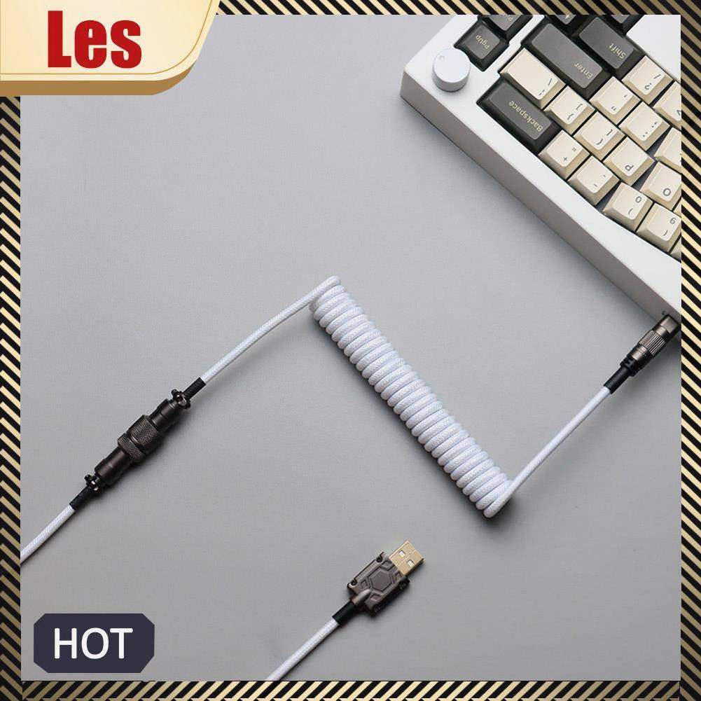 Dây Lò Xo Nối Dài 1.5m Chuyển Đổi Type C Sang USB