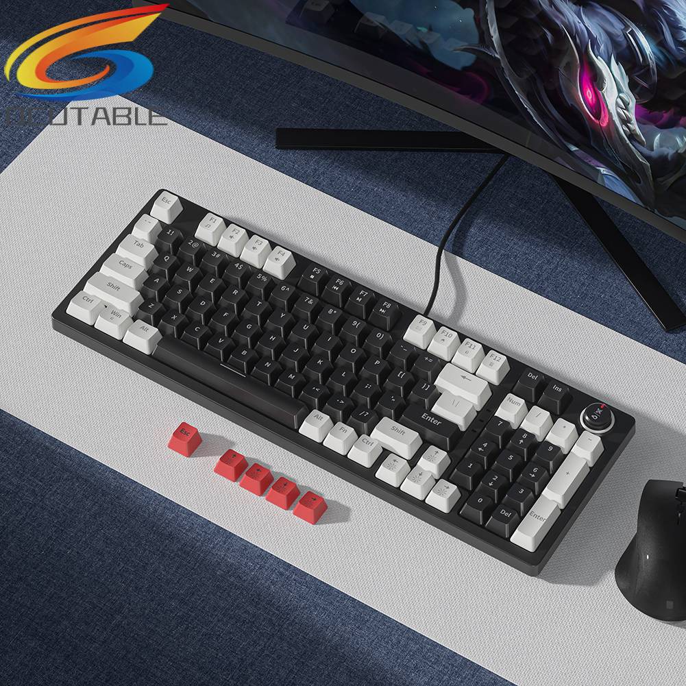 Bàn Phím Chơi Game 98 Phím Có Dây Dành Cho Máy Tính / Laptop