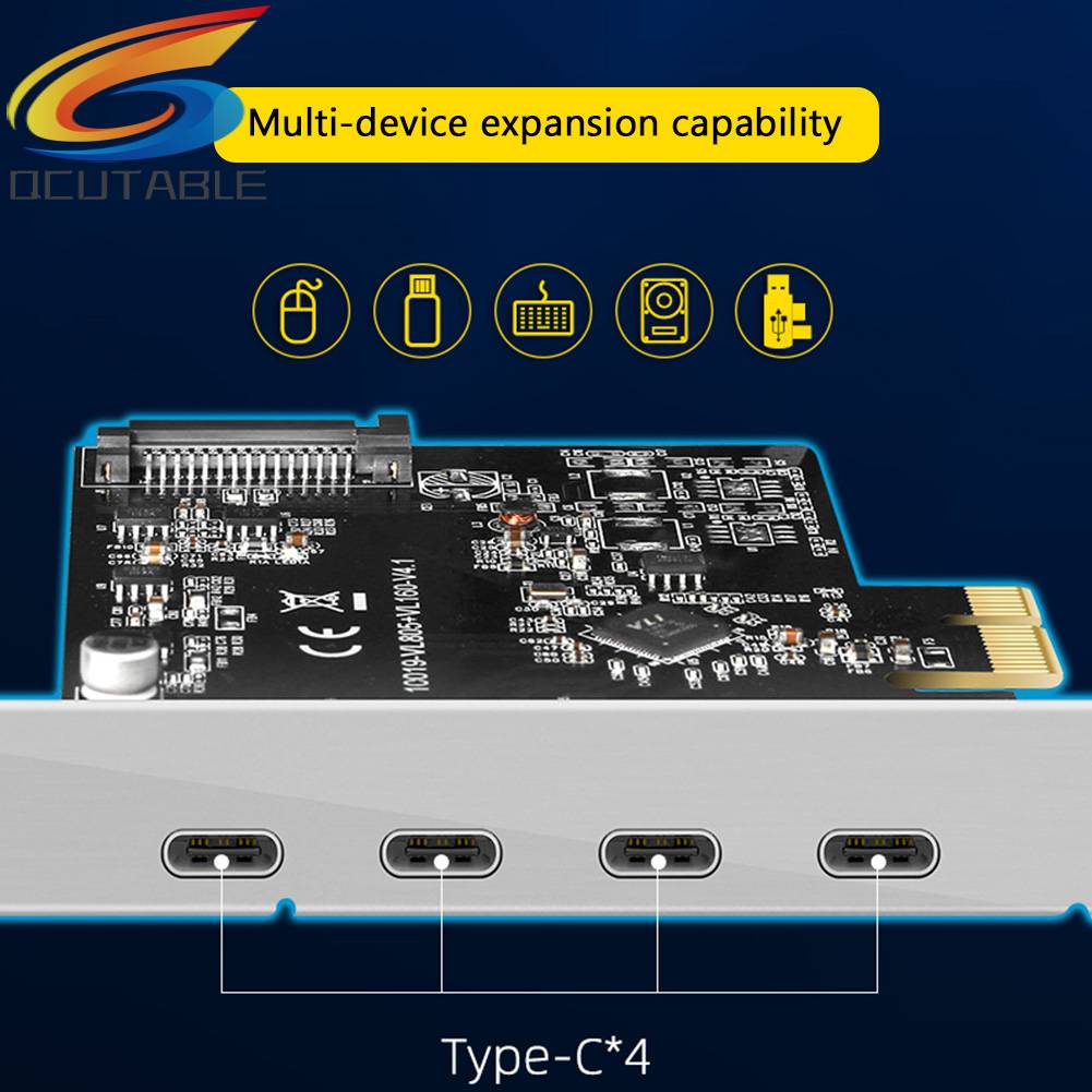 Thẻ Mở Rộng MAIWO KC019 PCIE Sang Type-C USB 3.1