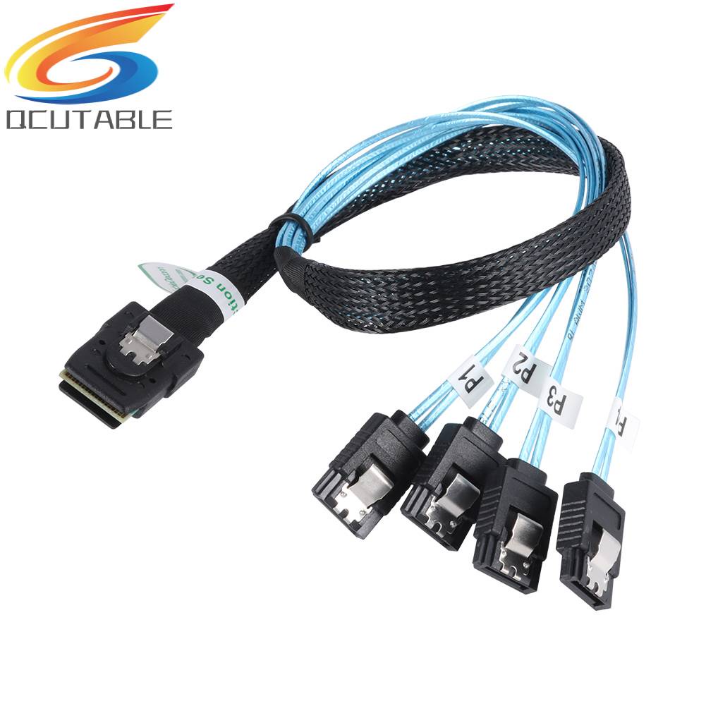 Cáp Chia G0101 MINI SAS 36P SFF 8087 Sang 4 SATA 7P