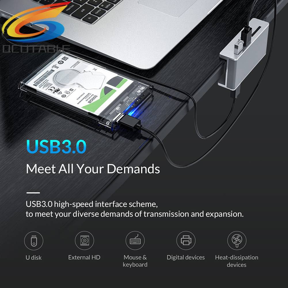 Bộ Chia 2 Cổng USB 3.0 ORICO MH2AC-U3