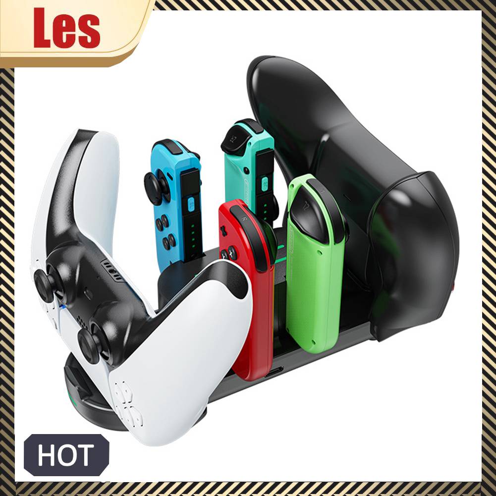 Đế SạC 6 Trong 1 Cho Tay CầM Chơi Game Joy Con PS5 Xbox X S