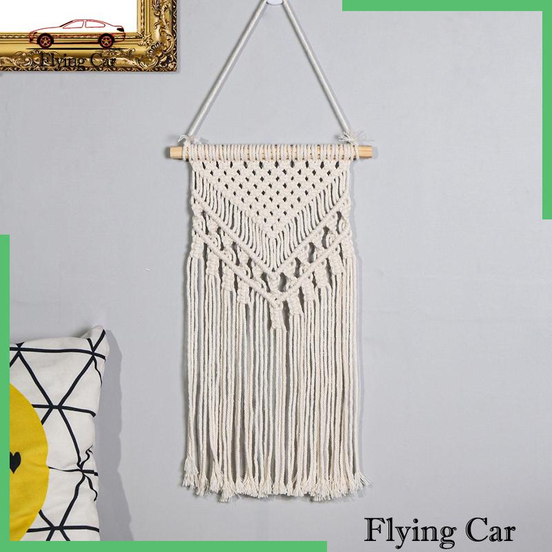 Dây Tua Rua Macrame Treo Tường Trang Trí Phòng Khách / Cửa Sổ Kiểu Boho Lzdjfmy2