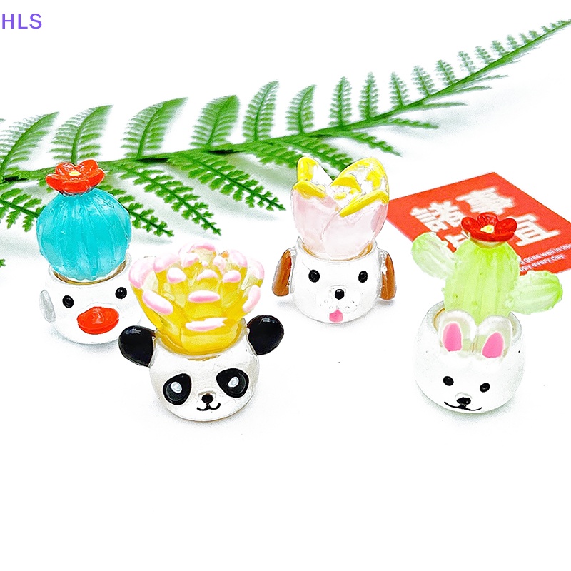 Đồ trang trí Cây Xương Rồng Mini Dạ Quang Dễ Thương Dùng Trang Trí Tiểu Cảnh / Nhà Búp Bê