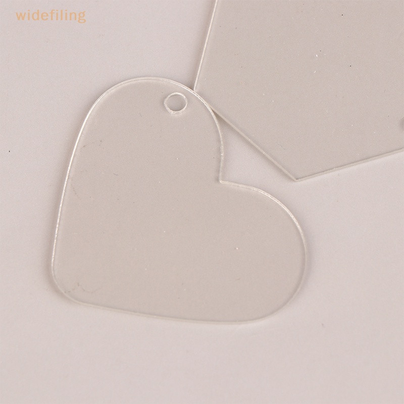 Set 5 / 10 / 15 Móc Khóa Trong Suốt Lấp Lánh Diy