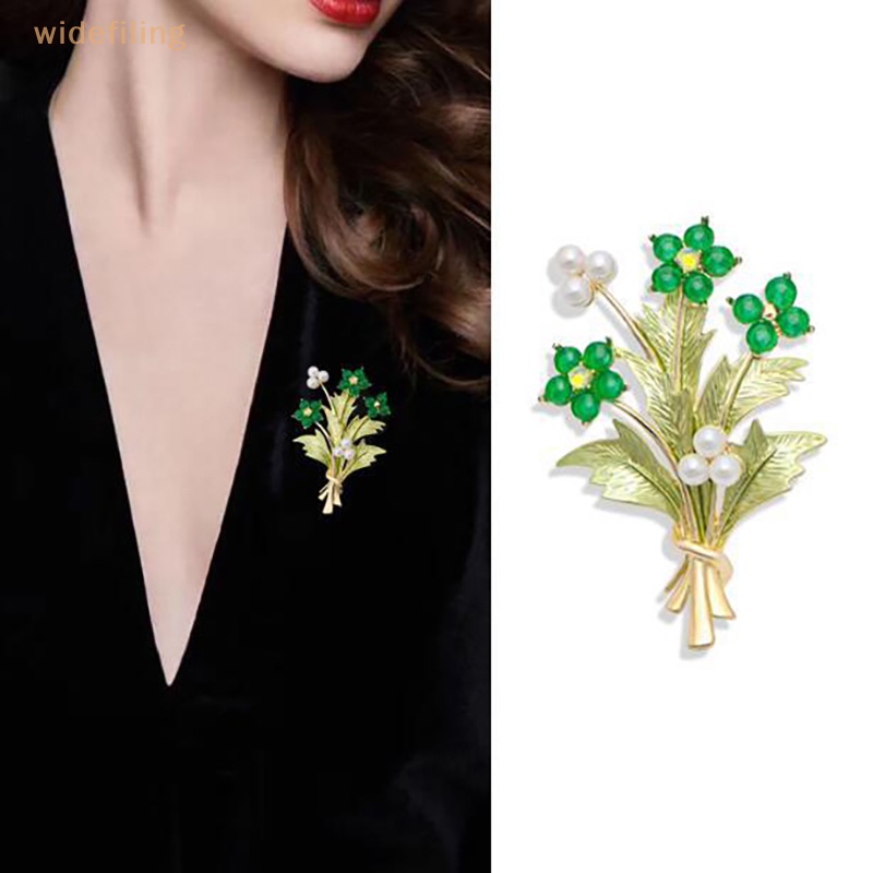 Cài Áo Hình Bó Hoa Đính Đá Phong Cách Âu Mỹ Thời Trang Cho Nữ
