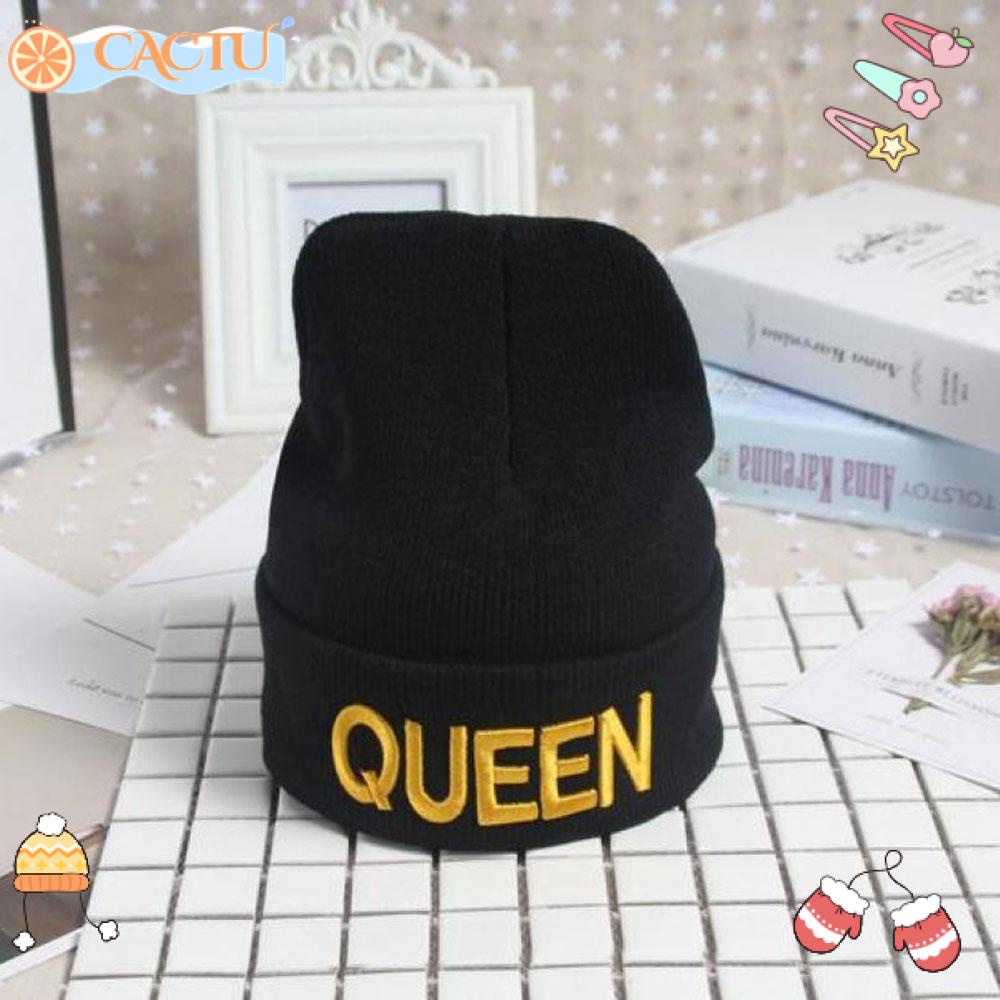 CACTU Mũ Lưỡi Trai Dệt Kim Thêu Họa Tiết Hoạt Hình Dễ Thương Cho Nam Và Nữ