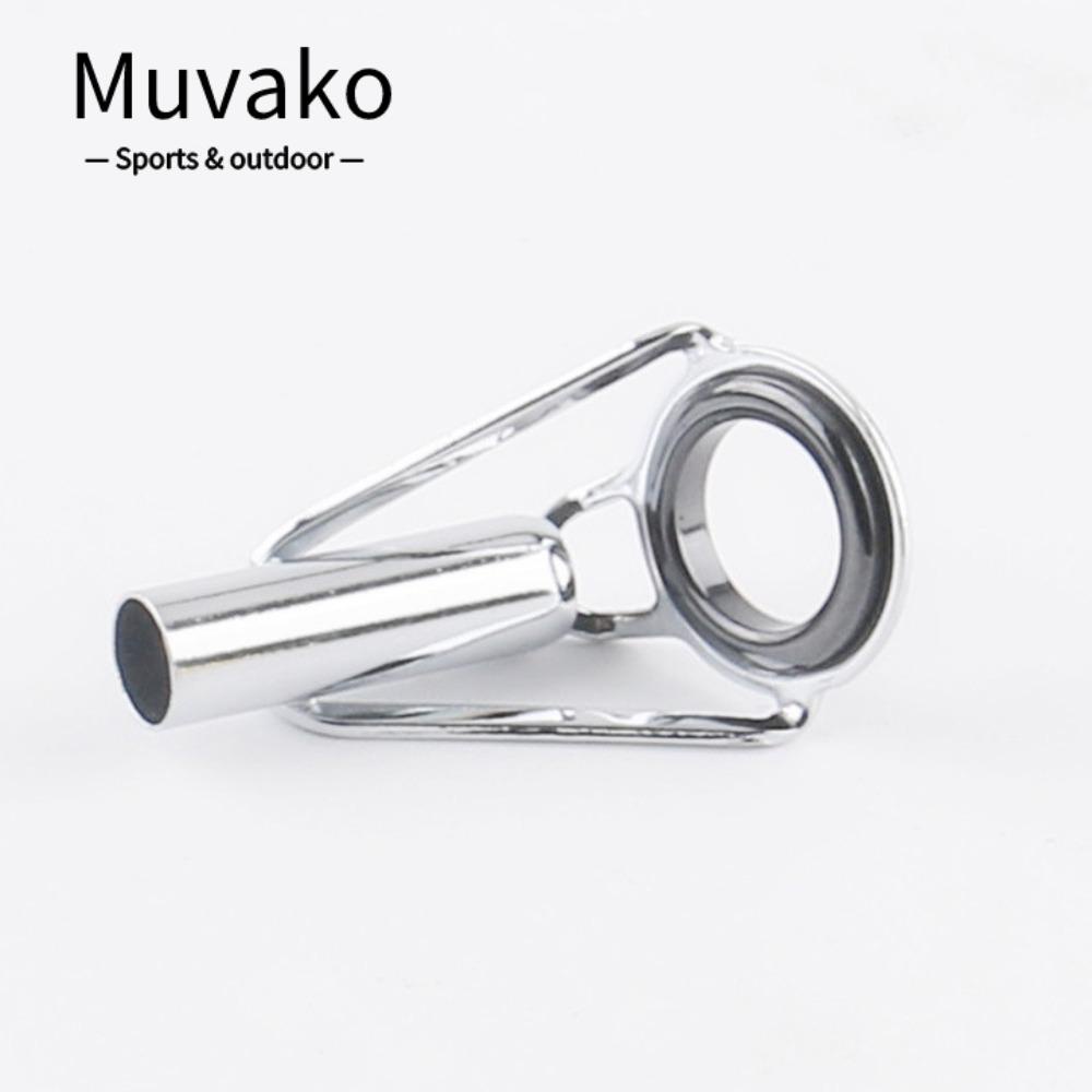 MUVAKO Vòng Chữ O Gắn Cần Câu Cá Chất Liệu Thép Không Gỉ