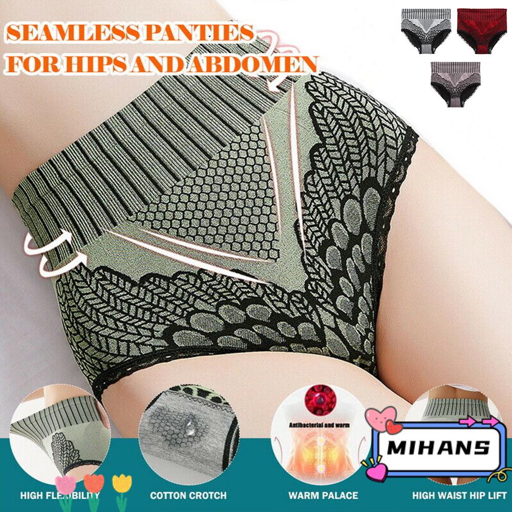 MIH Quần Lót Lưng Cao Định Hình Eo Không Đường May