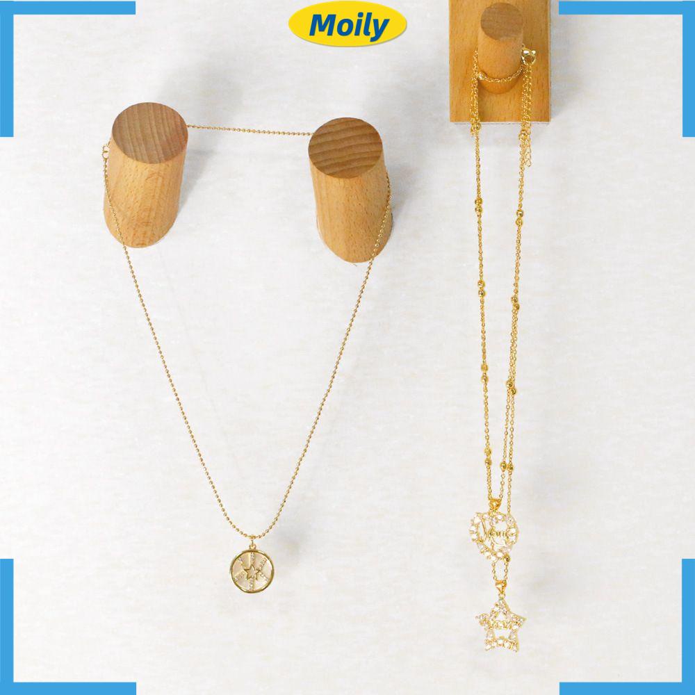 MOILYVN Vòng cổ Mặt Ngôi Sao Năm Cánh In Chữ Mom Dùng Làm Quà Tặng Lễ Tạ Ơn