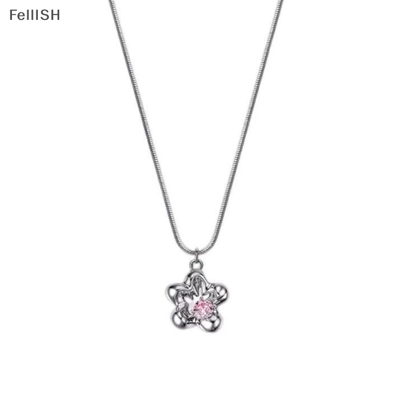 Vòng cổ Mặt Hình Ngôi Sao / Trái Tim Đính Đá Zircon Thời Trang Cho Nữ 439br