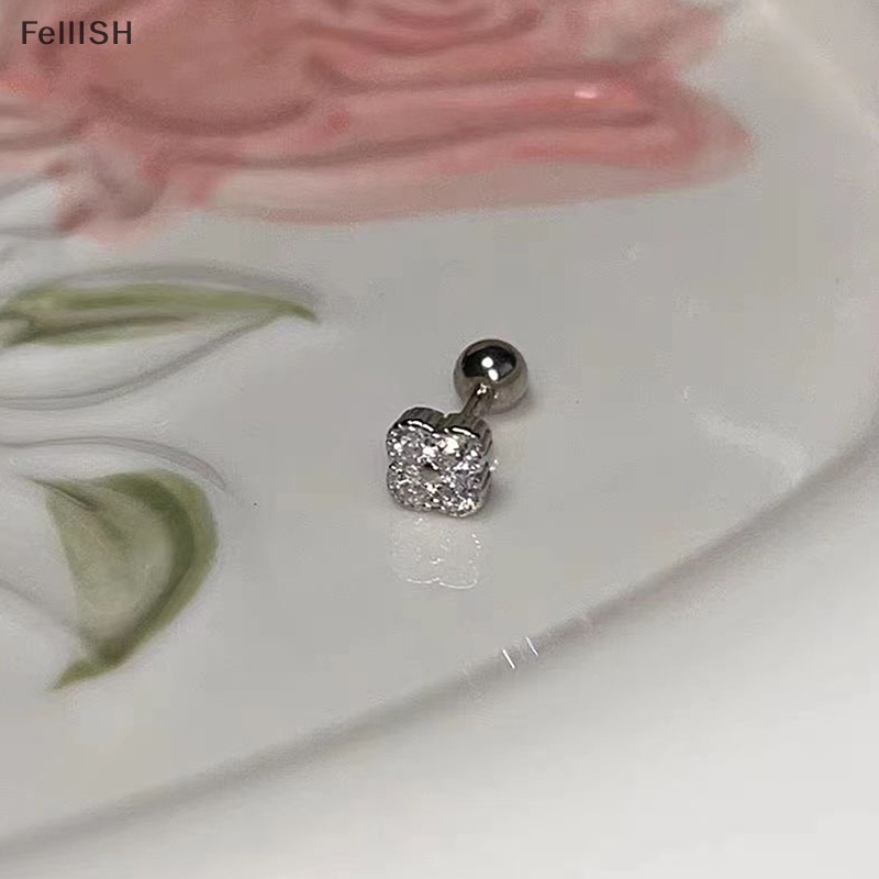 1 Đôi Khuyên Tai Dạng Xoắn Ốc Đính Đá Zircon 439br