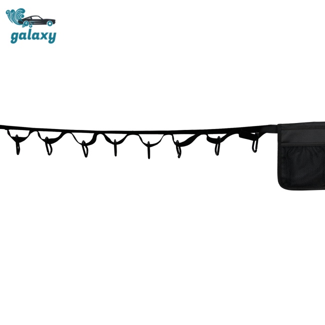 Galaxy Dây Treo Đồ 6.5m 16 Vòng Kèm 8 Móc Carabiner Tiện Dụng Cho Hoạt Động Ngoài Trời