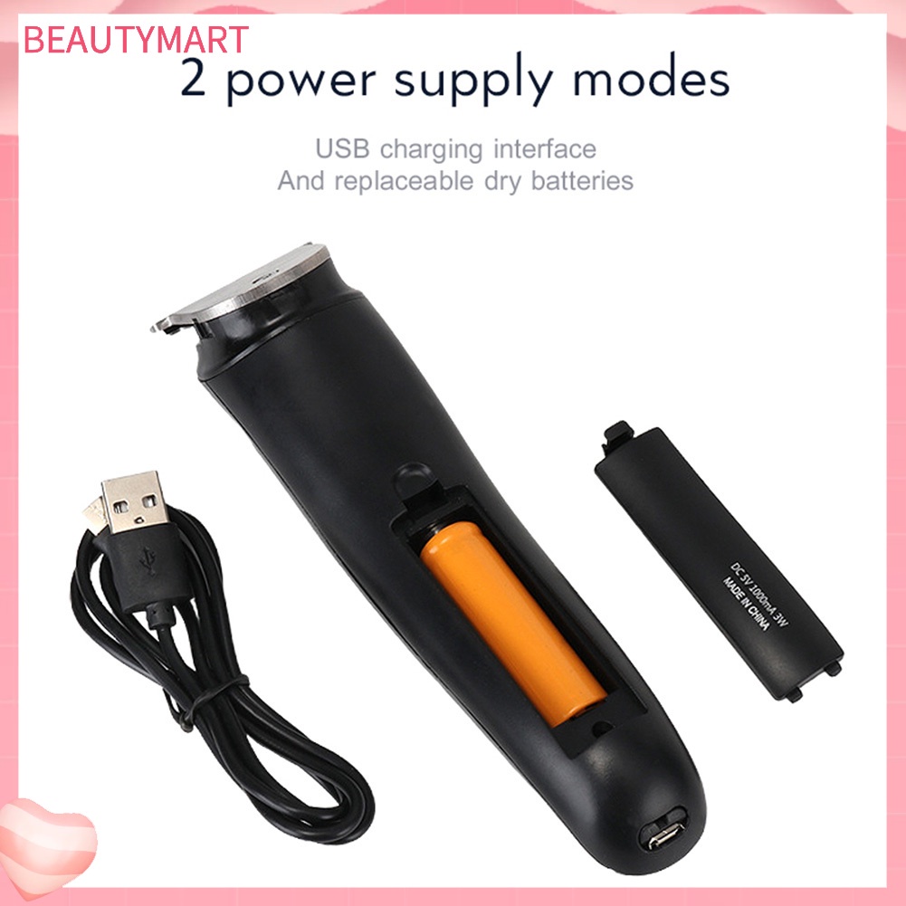 Bộ Tông Đơ Cạo Râu / Râu / Mũi Không Dây Sạc USB 3 Trong 1 Tiện Dụng Cho Nam