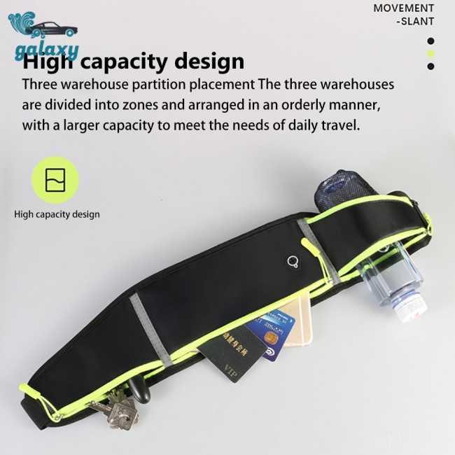 Galaxy Túi Đựng Điện Thoại Đeo Hông Chống Thấm Nước Tiện Dụng Khi Tập Gym / Chạy Bộ Cho Nam Và