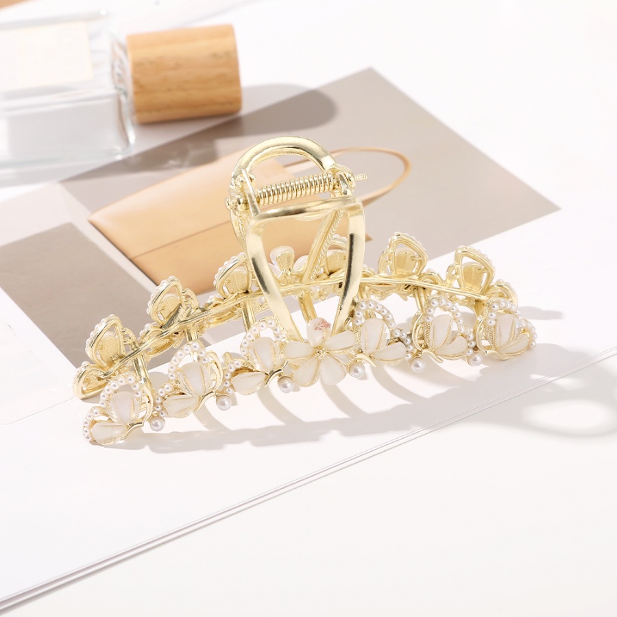 Kẹp Tóc Hình Hoa Đính Đá Phong Cách Hàn Quốc Cho Nữ