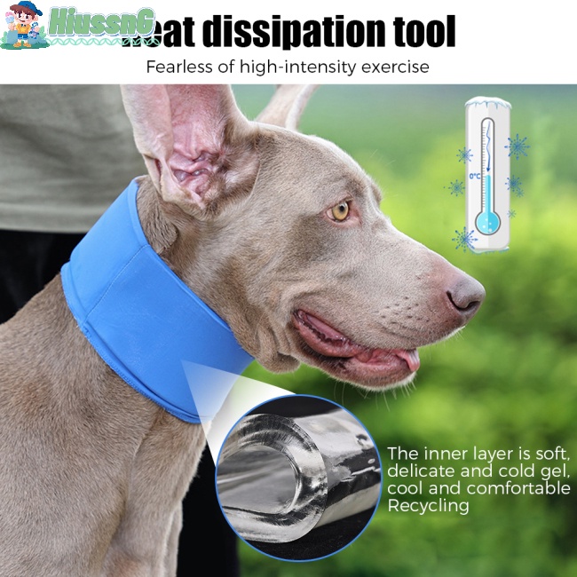 Khăn Choàng Cổ Làm Mát Co Giãn Thoải Mái Cỡ Nhỏ / Vừa / Lớn Cho Cún Cưng