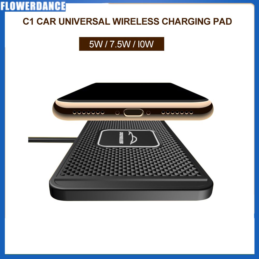 Đế Sạc Điện Thoại Di Động Không Dây Trên Xe Hơi Q1 Đế Chống Trượt Cho Iphone, Chống Trượt Sạc Nhanh Của Samsung. hoa