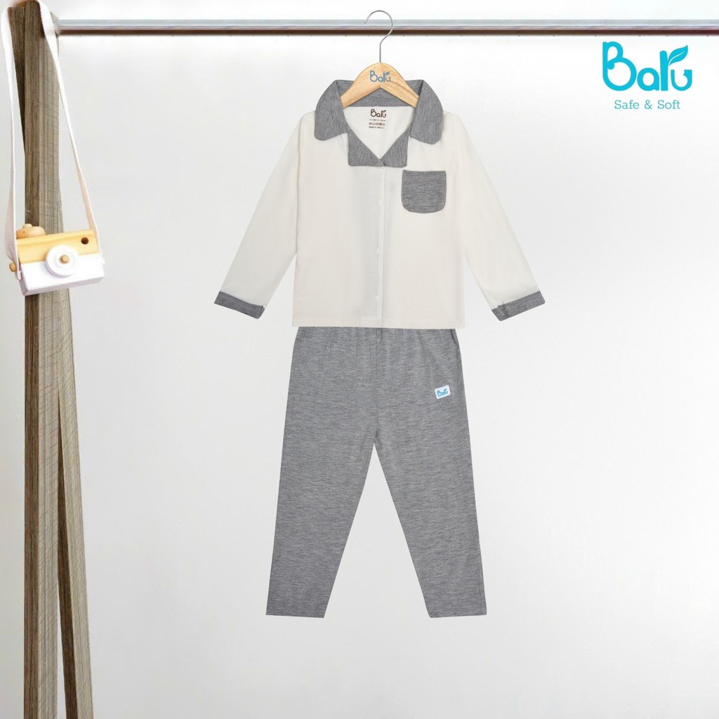 Bộ dài tay Pyzama Balu cho bé trai bé gái