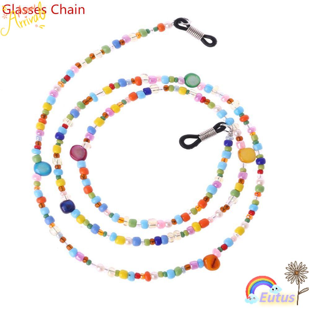 Dây Chuỗi Hạt Đeo Mắt Kính Nhiều Màu Chống Trượt Cho Nữ