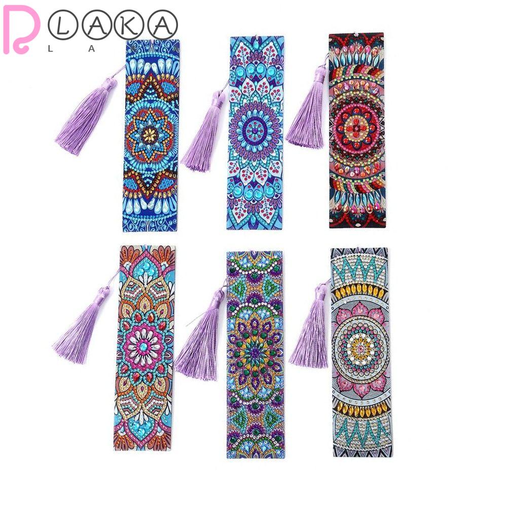 Set 6 Thẻ Đánh Dấu Trang Sách / 6 Bookmark / Tua Rua 5D Làm Quà Sinh Nhật