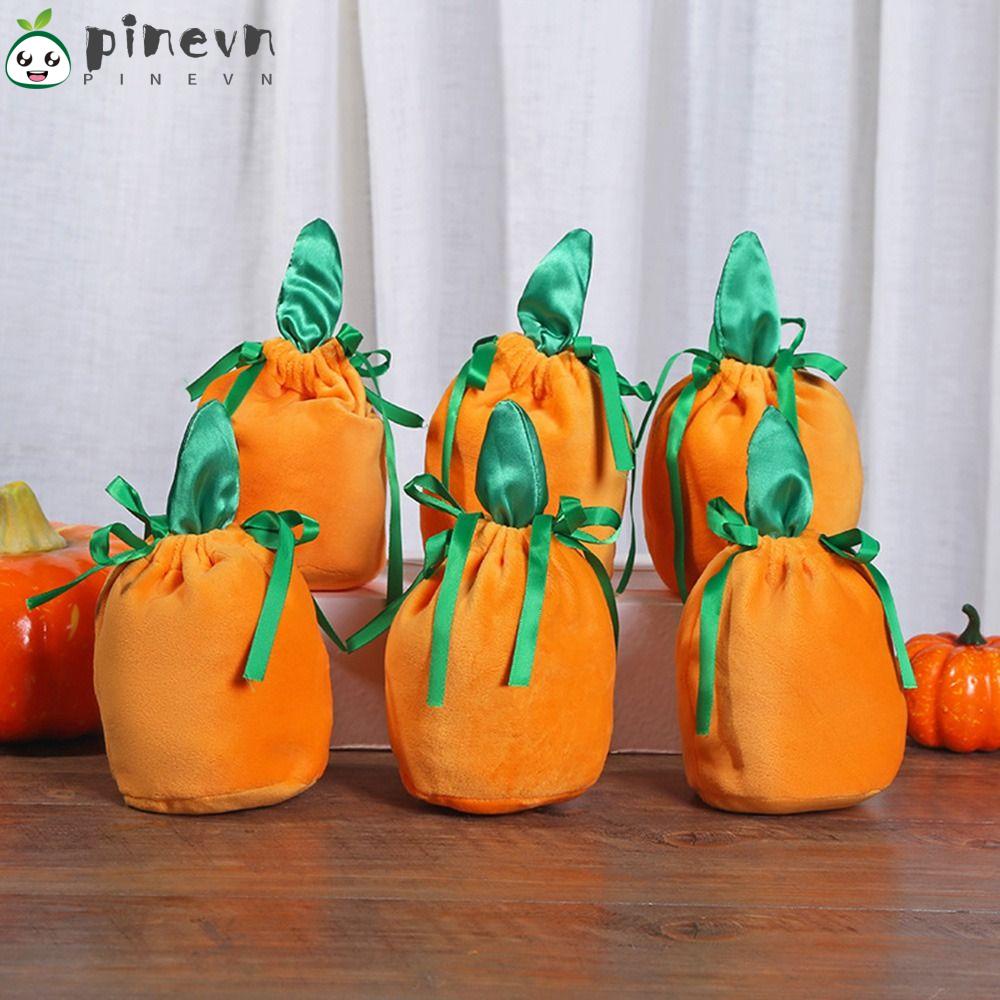 PINEVN Set 2 Túi Nhung Dây Rút Đựng Quà Phục Sinh