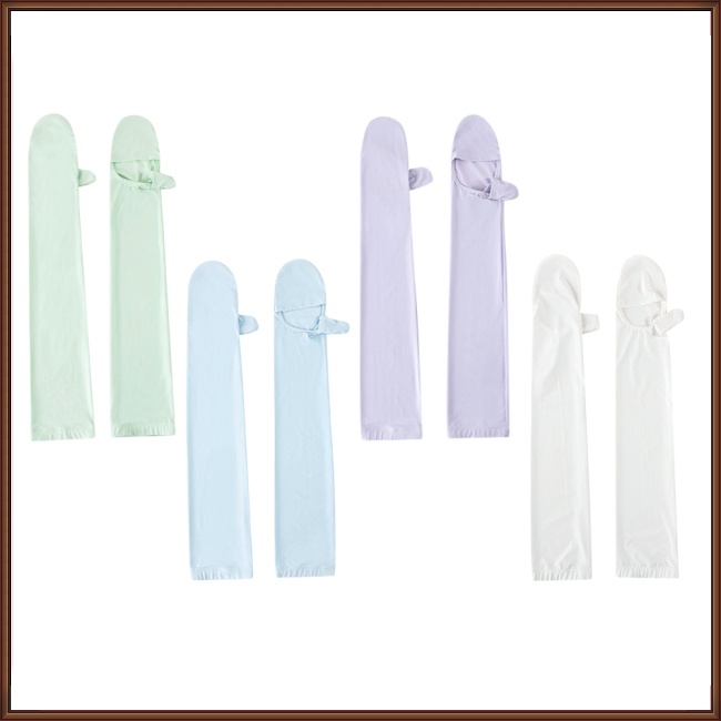 Găng Tay Chống Nắng Và Tia Uv Bằng Lụa Lạnh Mỏng Thời Trang Mùa Hè Cho Nữ