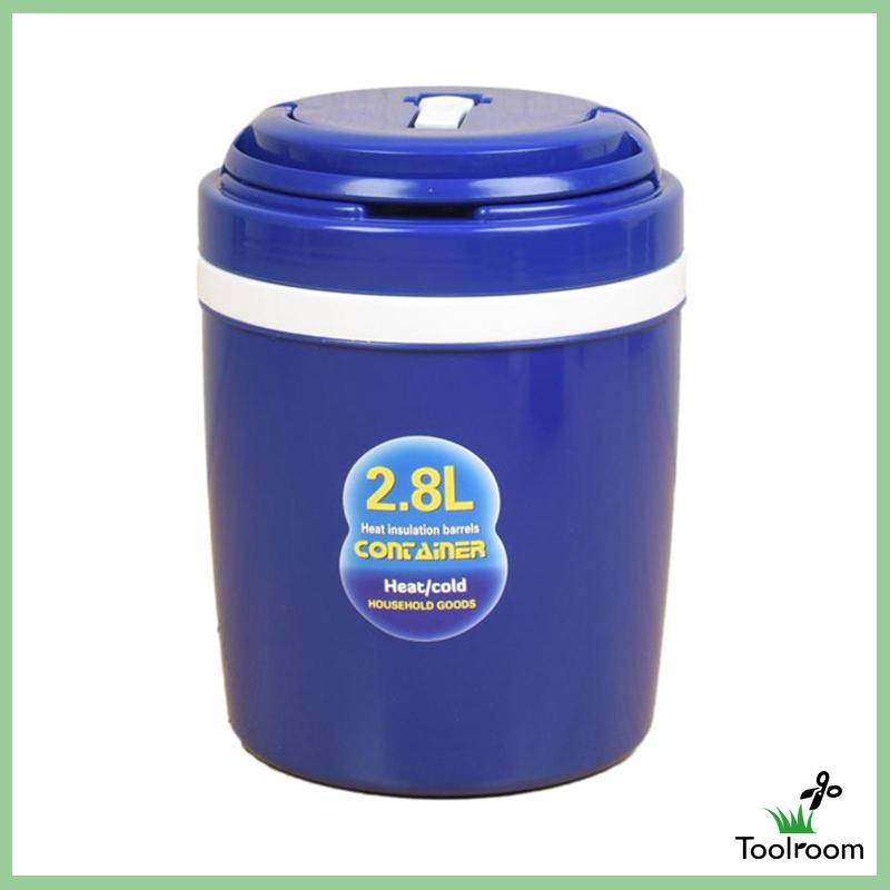 [Toolroom] Xô Đựng Đồ Uống 2L Màu Xanh Dương Cách Nhiệt Chống Rò Rỉ Dùng Khi Đi Du Lịch Mùa