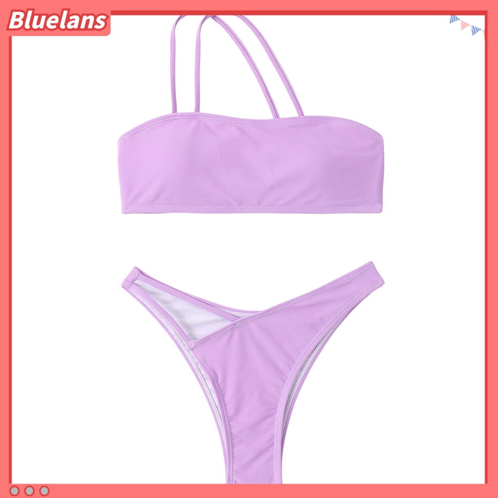 1 Bộ Đồ Bơi Hai Mảnh Có Đệm Ngực Thoáng Khí Gợi Cảm Cho Nữ