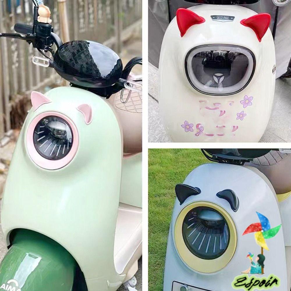 ESPO Bộ 2 Miếng Dán Trang Trí Mũ Bảo Hiểm Xe Máy Thiết Kế Dễ Thương