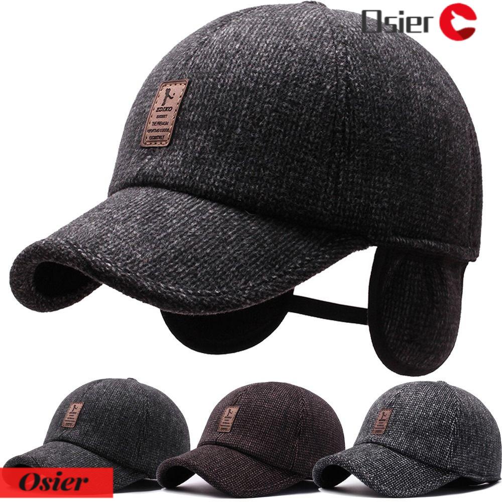 OSIER1 Mũ Trùm Tai Dày Dặn Thời Trang Cho Nam