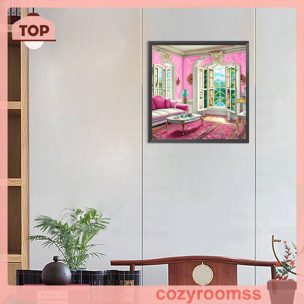 Bộ Tranh Đính Đá 5D Tự Làm Toàn Diện Trang Trí Phòng Khách