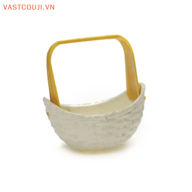 Bộ 2 Giỏ Đựng Rau Củ Quả Mini Tỉ Lệ 1: 6 Dùng Trang Trí Nhà Búp Bê