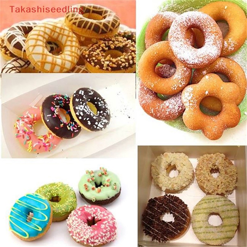 Khuôn Làm Bánh Donut Tráng Miệng Hình Hoa Mận / Trái Tim Xinh Xắn